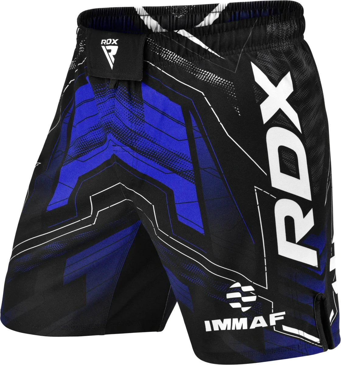 RDX Calções de luta e treinamento de MMA com certificação IMMAF da em azul - Image 9