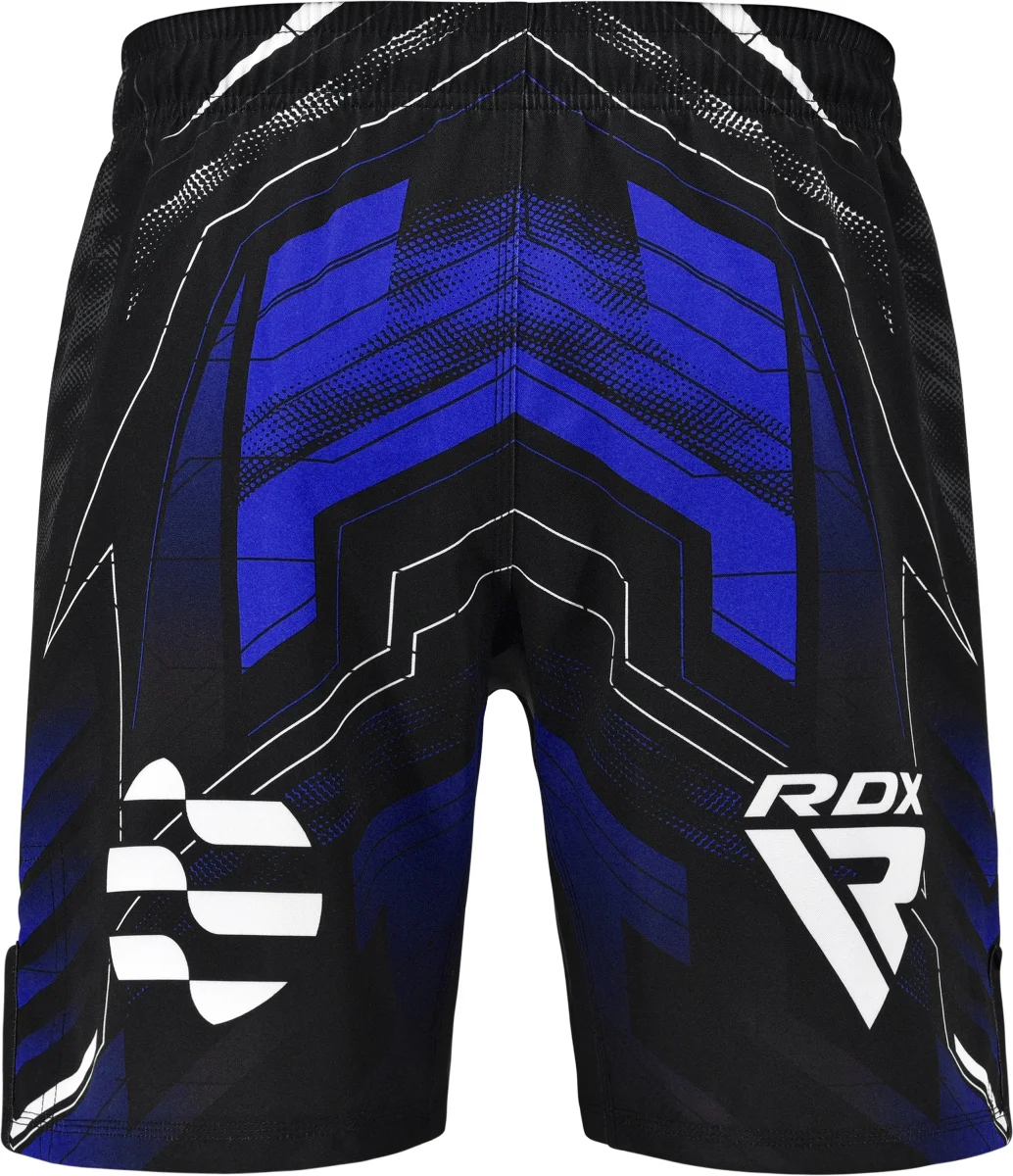 RDX Calções de luta e treinamento de MMA com certificação IMMAF da em azul - Image 7