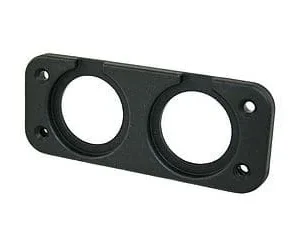 Moldura dupla para tomada de isqueiro e carregador usb