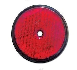 Reflector redondo Ø 60mm vermelho