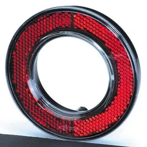 Refletor circular Ø 98mm vermelho