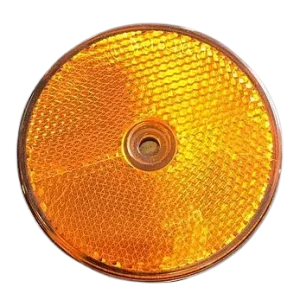 Refletor redondo cor Amarelo 72mm