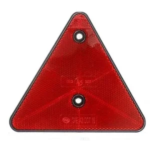 Triângulo reflector vermelho