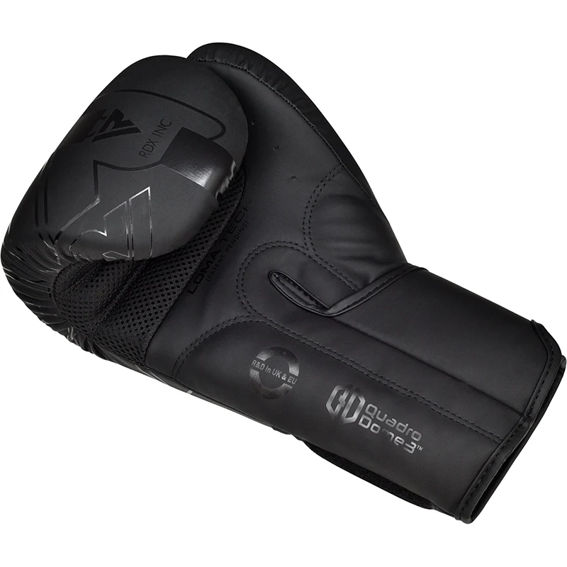 RDX F6 Kara Preto Luvas De Boxe - Image 3