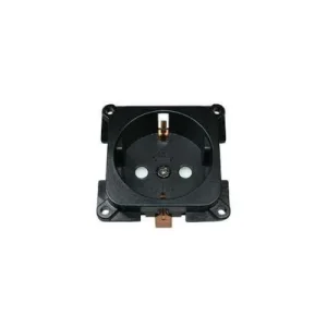 Tomada de parede C-LINE preta 220v / 230V