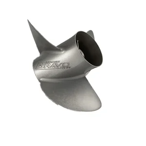 Hélice Inox rabeta Bravo 3 esquerda passo 22.5 3 pás