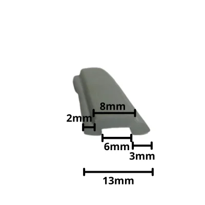 Perfil de inserção cinza 13mm - Image 2