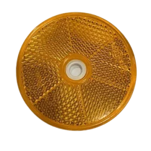 Reflector redondo Ø 60mm cor laranja