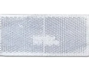 Refletor retangular branco autoadesivo 90×40
