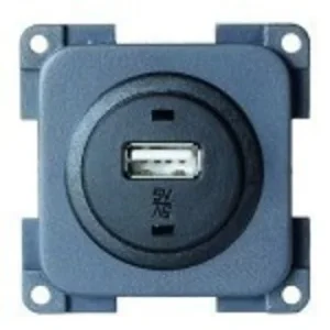 Tomada USB 12v (5V 1A) Cinza