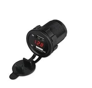 Tomada 2  usb qc3.0